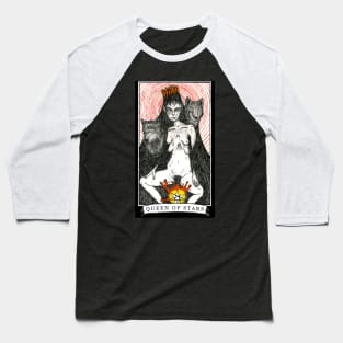 The Queen of Stars - The Tarot Restless Baseball T-Shirt